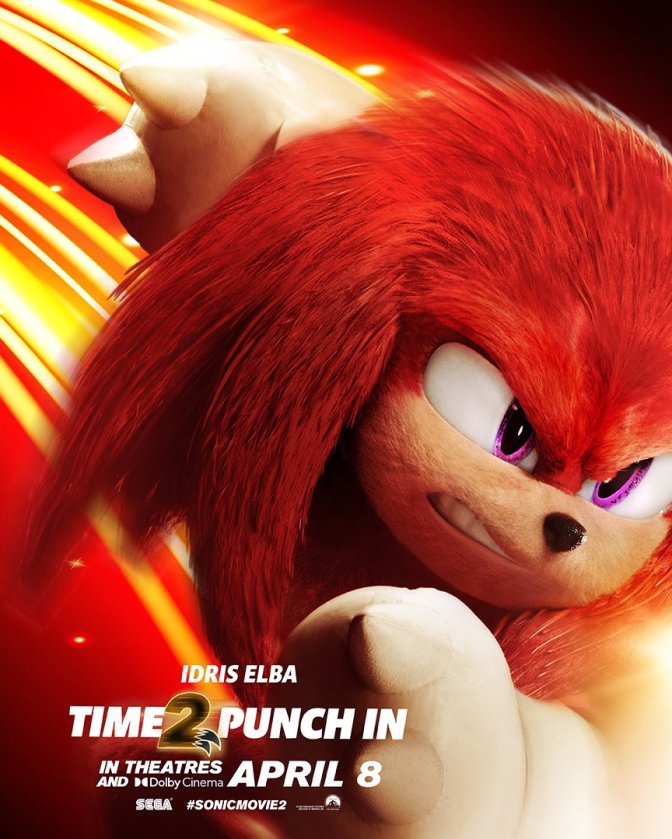 Sonic the Hedgehog 2 Character Poster- Knuckles