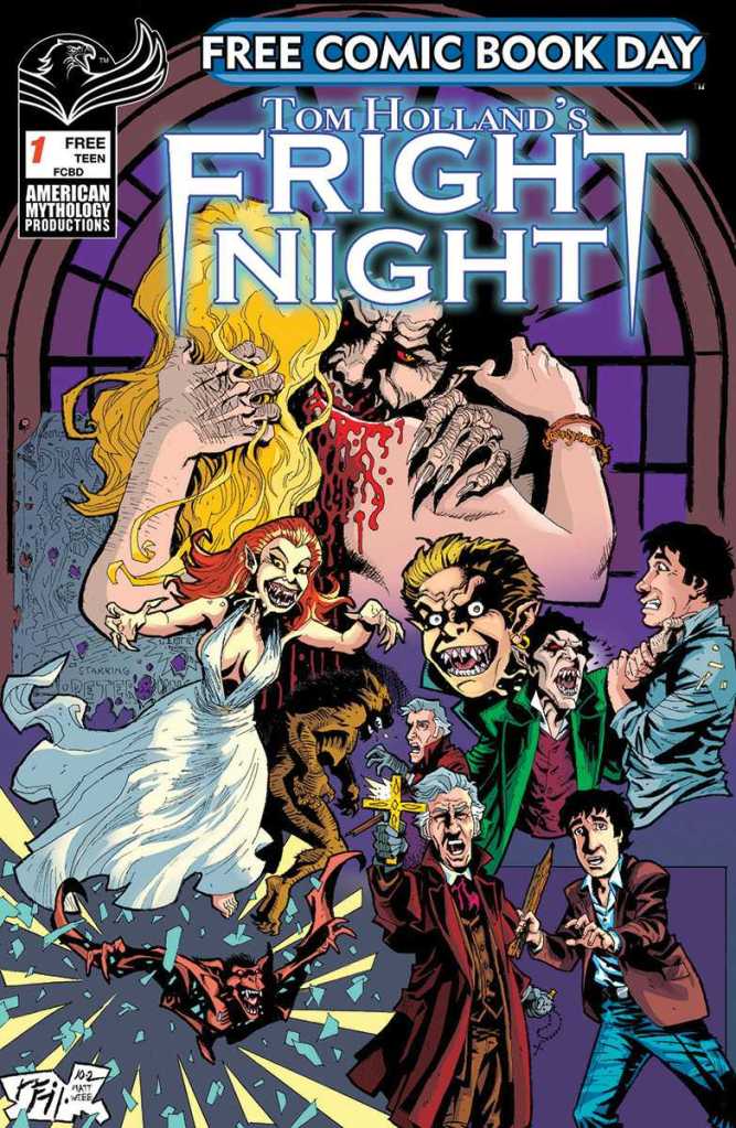American Mythology Productions | TOM HOLLAND’S FRIGHT NIGHT FCBD 2023 Silver Cover