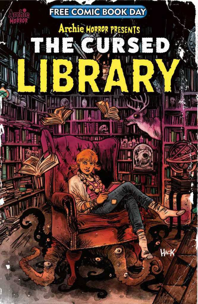Archie Comics | ARCHIE HORROR PRESENTS: THE CURSED LIBRARY FCBD 2023 Gold Cover